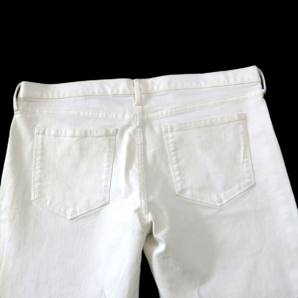 Banana Republic Women's Premium Denim White Skinny Ankle 31 EUC - Picture 5 of 11